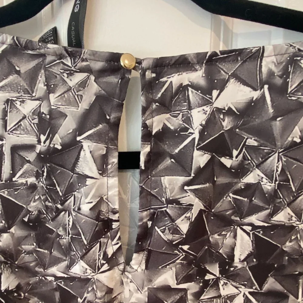 MNG Casual Stud Pattern Shift Dress - Size 4‎ - Picture 5 of 7